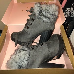 Charcoal Shelby Boots
